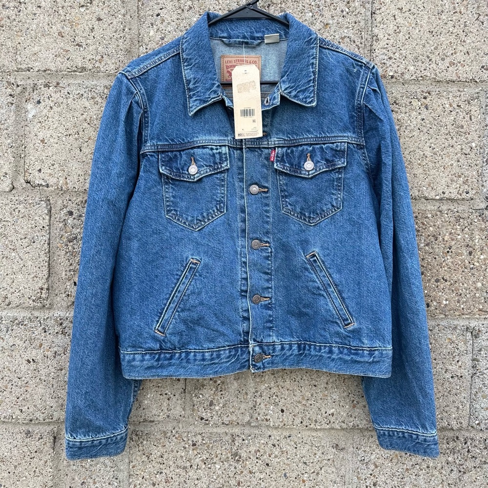 Levi’s Women’s Cropped Trucker Jacket Retro 80s — XL NWT